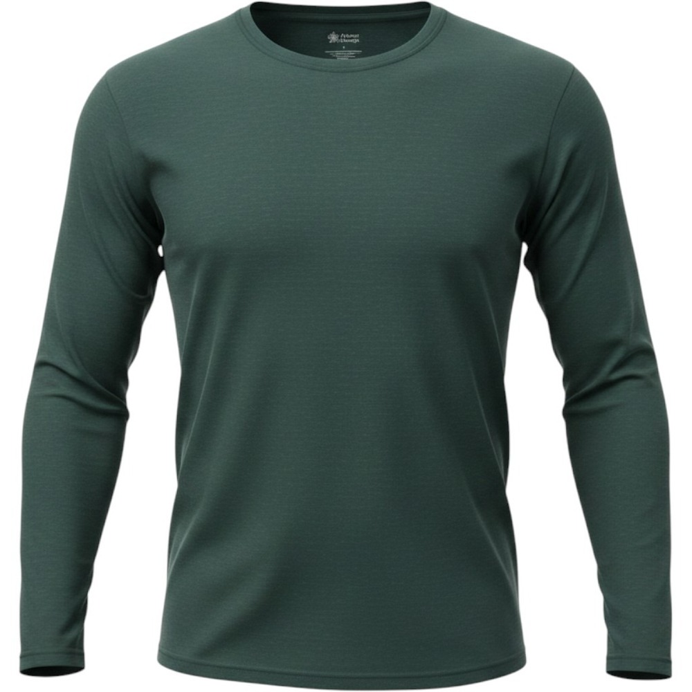 Alpine Design Mad Peak LS Dugfold Crew Shirt Faded Evergreen Mens L ADM24202 NEW